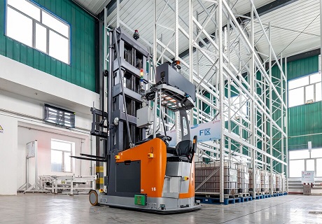 Zowell 8.5m VNA AGV Turret Forklift Enables Intelligent Narrow Aisle Logistics for an Agrochemical Enterprise
